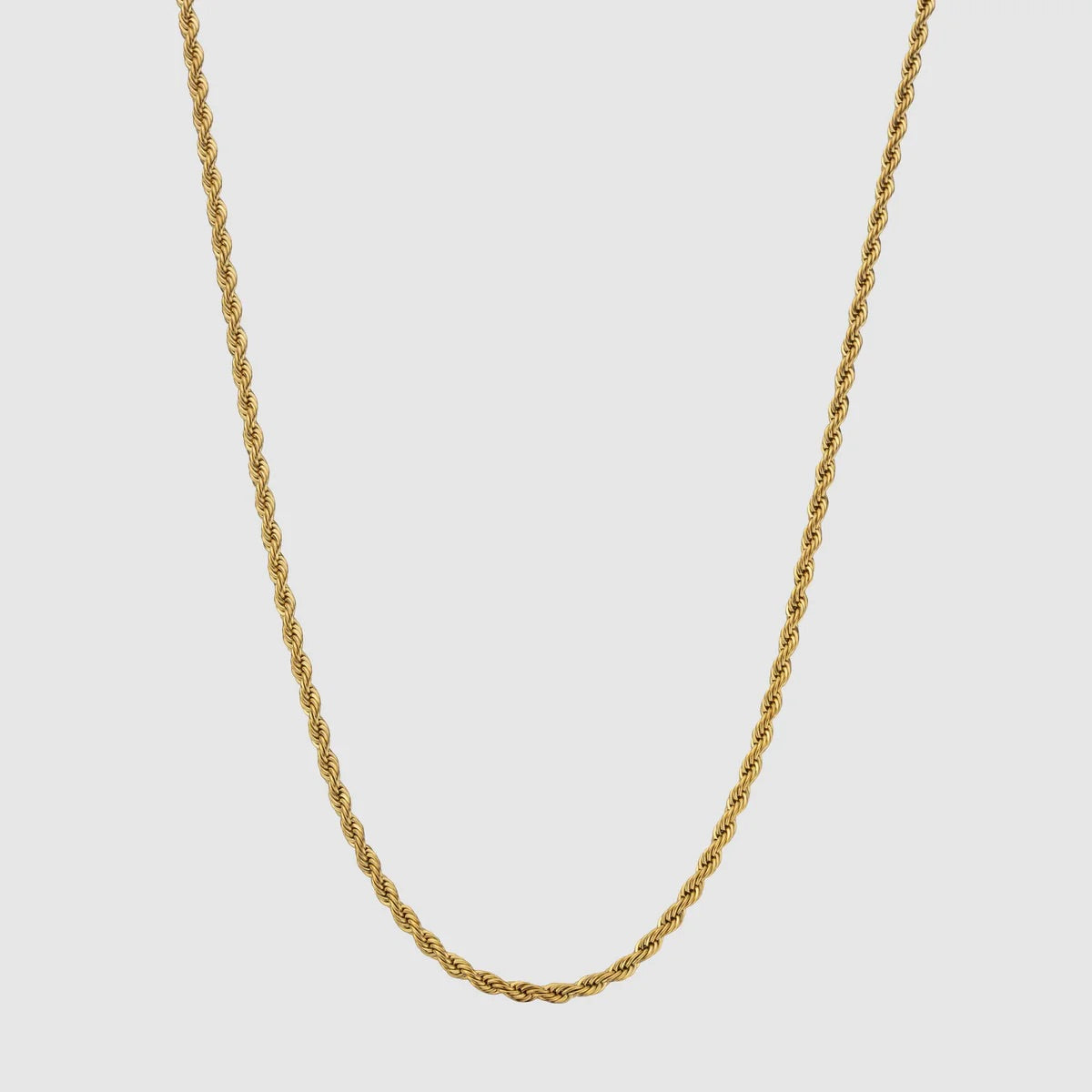 3mm Gold rope chain (unisex)