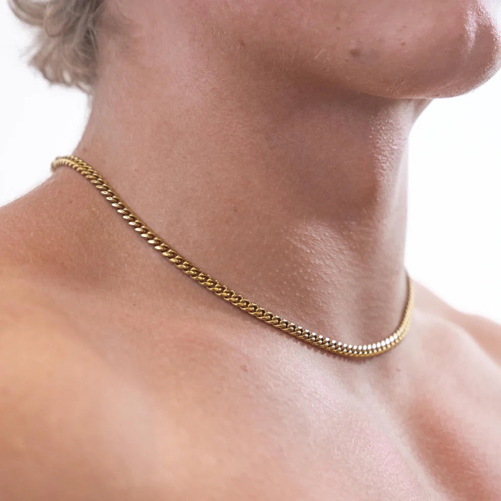 5mm Cuban Chain (Gold)