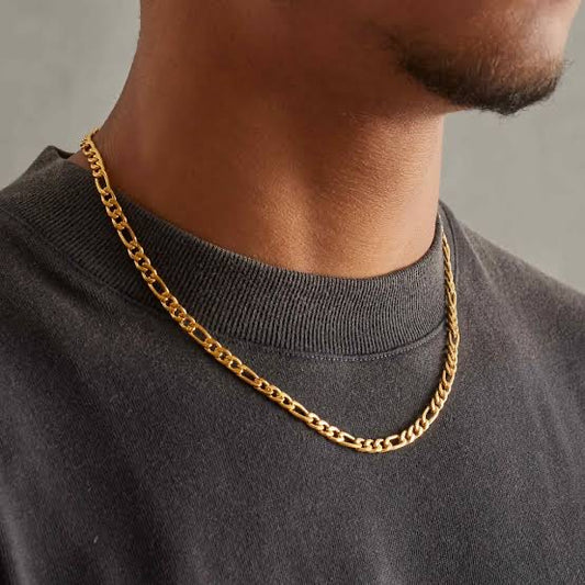 5mm Figaro Chain (Gold)