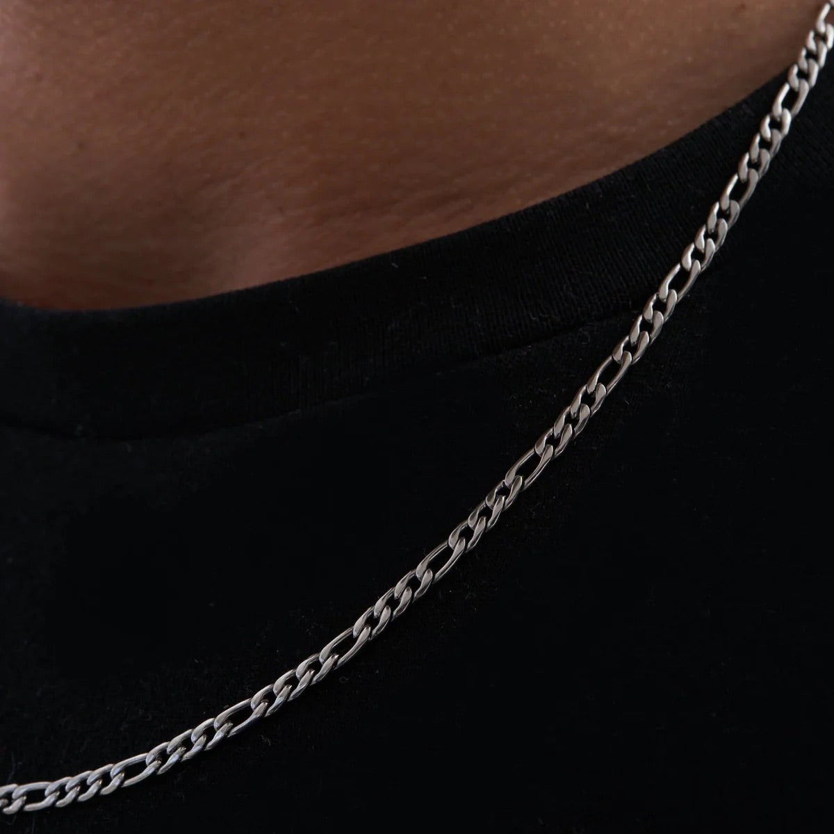 3mm Figaro Chain (Silver)