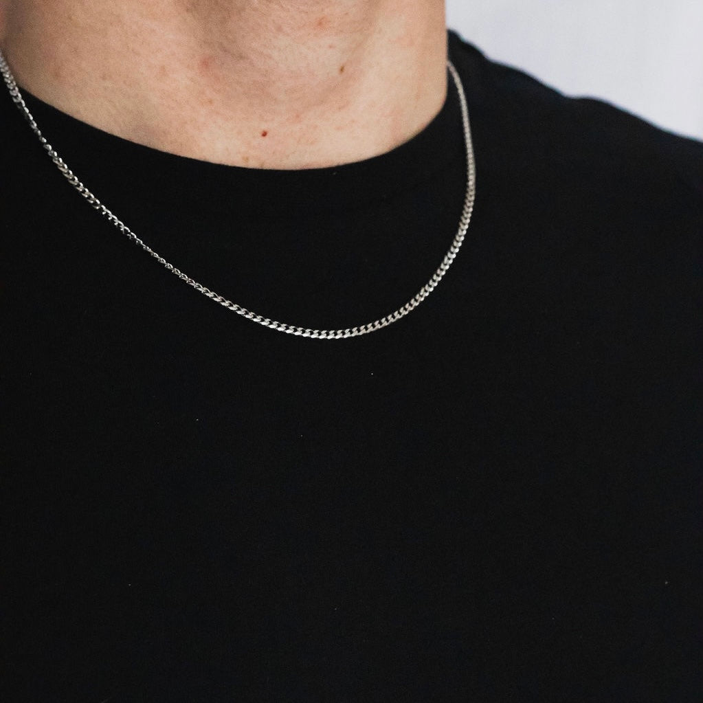 3mm Cuban Chain (Silver)