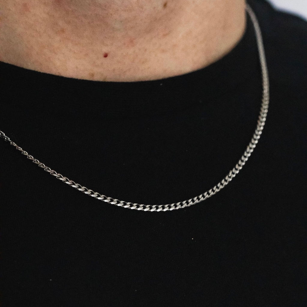 3mm Cuban Chain (Silver)