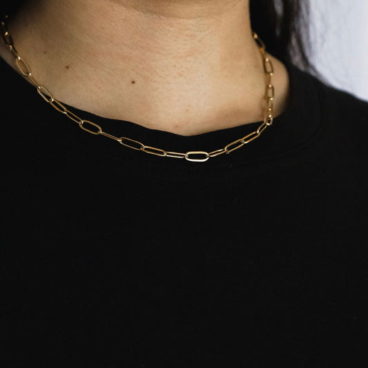 Paperclip Chain (Gold)