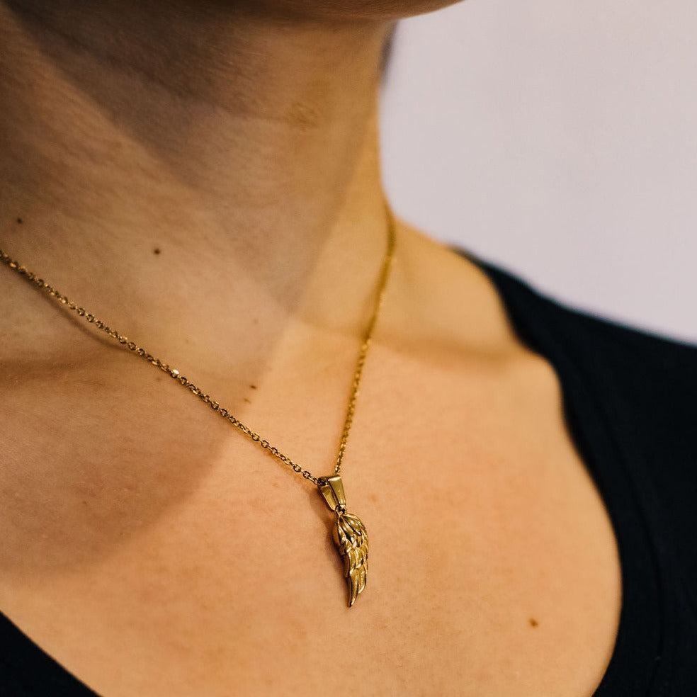 Gold Wing Necklace